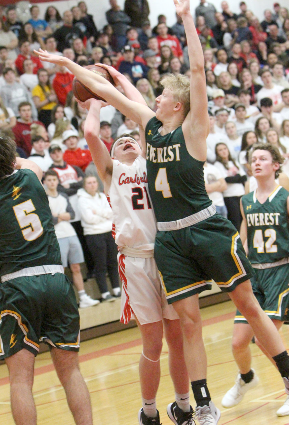 D.C. Everest at Chi-Hi boys basketball 3-7-20
